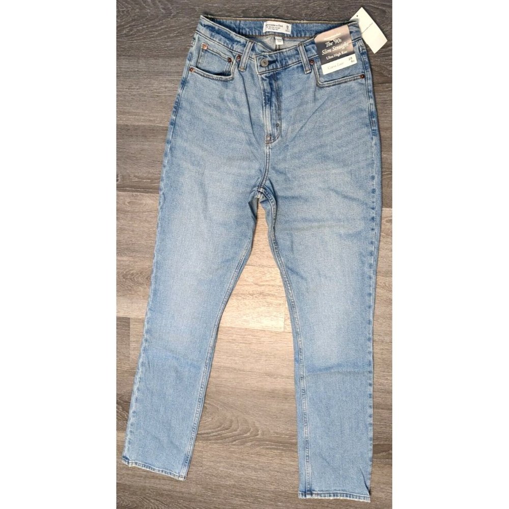Abercrombie Fitch Womens Jeans 28/6 Curve Love 90s Slim Straight Ultra High Rise